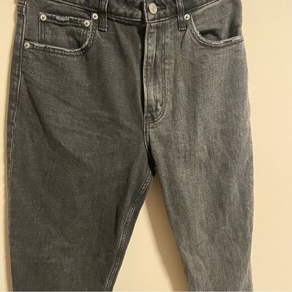 Abercrombie & Fitch Curve Love Skinny High Rise Two Tone Gray Black- Size 2 (26) - Picture 8 of 9